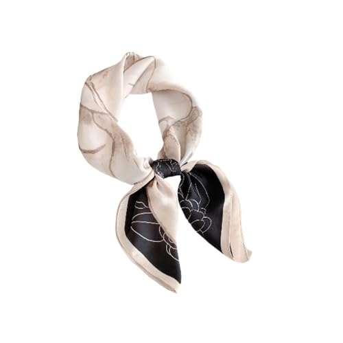 Image of Printed Poly Silken feel Scarf Stole for Women | Stylish, Soft, & Lightweight | Satin Feel Neck Scarf, Hair Scarf, Head Scarf for Women