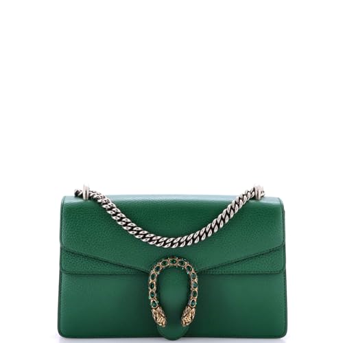 Pre-Loved Dionysus Bag Leather Small, Green
