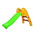 Scivolo per bambini da casa da giardino da casa interno grande 3 anni grandi da casa 2 anni altezza 63 cm (Giallo e Verde)
