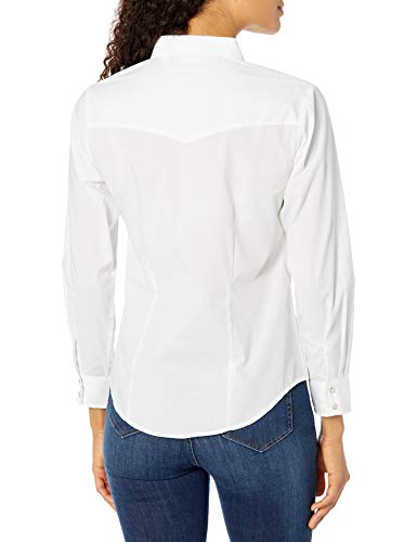ELY CATTLEMAN Women's Long Sleeve Solid Western Shirt2