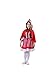 Dress Up America- Costume da Cappa da Equitazione Rosso di Kids Lil, Multicolore, Bambini 3-4 anni (vita 66-71 cm, altezza 92-99 cm), 543-T4