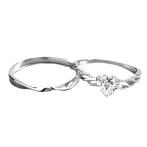 Bague de mariage argent homme et femme pour sceller votre amour