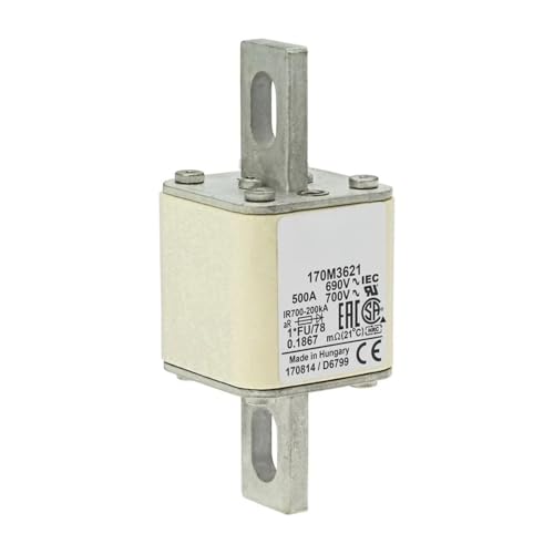Fusible 170M3620 ultra-rapide taille 1 pour protection de convertisseur de puissance