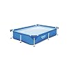 Bestway Steel Pro Frame rechthoekig zwembad, zonder pomp 221 x 150 x 43 cm blauw