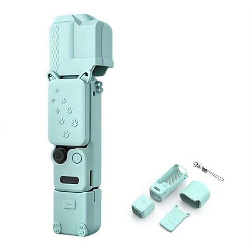 For DJI Osmo Pocket 4��p �V���R���ی�P�[�X 4�_�Z�b�g �{��+���+�n���h��+�����Y�L���b�v�y���킢�� �����f�U�C���z�����Ռ��ی� ���h�~ �h�o ����~�� �����h�~�X�g���b�v�t�� For DJI Osmo Pocket 4 �A�N�Z�T
