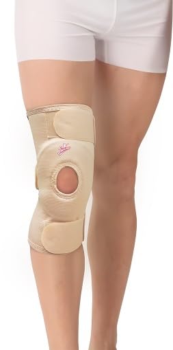 Flamingo Open-Patella Knee Stabilizer | Knee Compression Sleeve for Injuries, Arthritis Relief, Weightlifting, Crossfit | X-Large |-picture-30