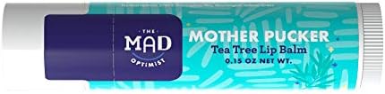 The Mad Optimist Mother Pucker - Tea Tree Lip Balm, 0.15 Ounce Tube