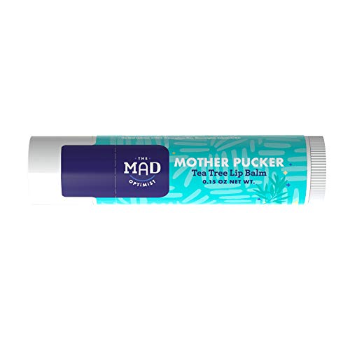 The Mad Optimist Mother Pucker - Tea Tree Lip Balm, 0.15 Ounce Tube #TOP23