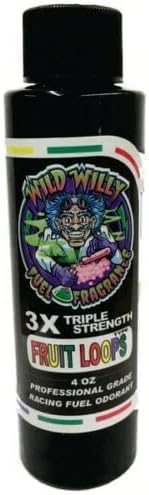 Wild Willy Fruit Loops Fuel Fragrance/Scent 4 Ounce Bottle Compatible with Methanol Alcohol Gas Nitro and Diesel Fuels!