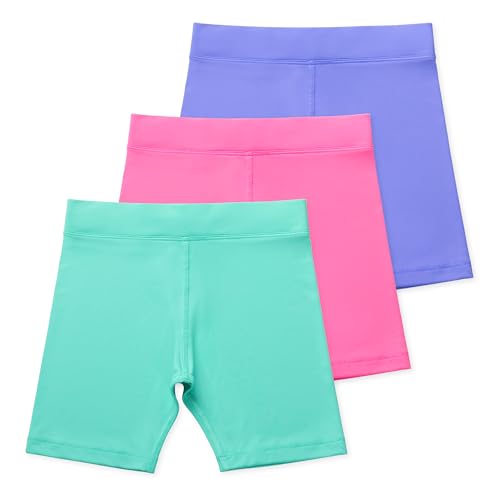 Lucky & Me - Kyra Dance Bike Shorts - Gymnastics & Dancewear 3 Pack (US Age 2 Years 3 Years Indigo-Go)
