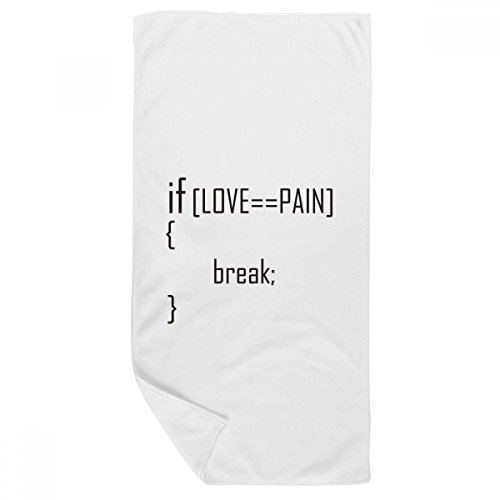 Serviette de bain douce multicolore 35x70cm avec message citation - 2