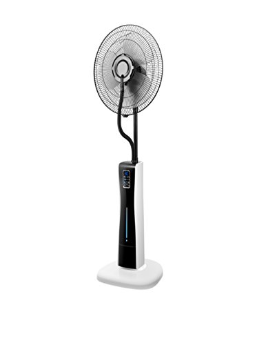 PUR LINE PURLINE | Ventilador Nebulizador Oscilante Mando a Distancia – Ventilador con Nebulización de Agua, Ionizador, Temporizador y 3 Velocidades, Pulverizador Silencioso con Depósito 2L