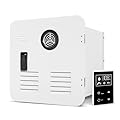 RV Tankless Water Heater,55000 BTU RV Hot Water Heaters,Max 2.8 GPM Tankless RV Water Heate with White Door and Remote Controller,12V 15" x 15" Tankless Water Heater Propane Compatible with all RVs