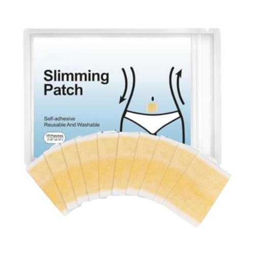 Parche Reductor Abdominal | 10 Unidades Parches Moldeadores Mujer | Adhesivo Firme para Grasa Abdominal Quemagrasas | Uso Diario Nocturno Pérdida de Peso para Mujeres