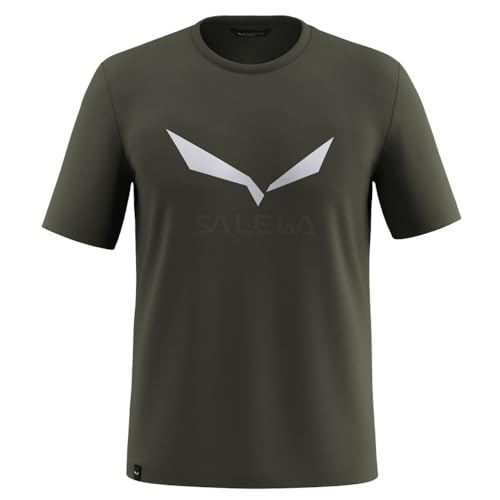 T-Shirt Homme Salewa Solid Logo Dry pour vos randonnées et treks d'été