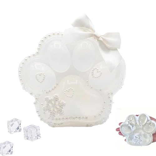 Image of 3PCS Taba Squishy Cat Paw, Taba Squishy for Relaxing Sensory Fidget Pinch Family for Kids Cat Paw Squeeze Cute Beautiful Cat Paw (White)