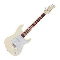 DESIGN AND CONSTRUCTION: Alder body with a maple neck for a comfortable playing experience; vintage white finish and painted headstock for distinctive retro aesthetic; high-end Wilkinson hardware and pickups ensure quality and versatility. ELECTRONIC...