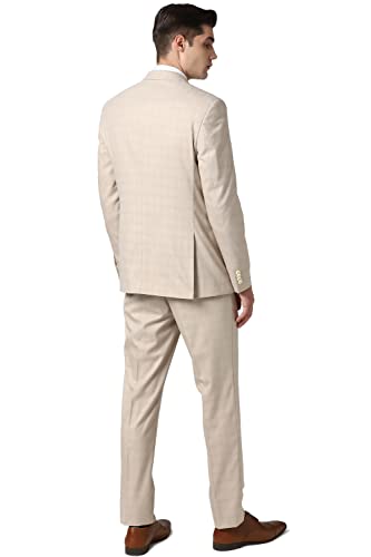 Image of Peter England Men's Polyester Blend Two Piece Suit