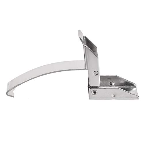 Image of uxcell 3.92-inch SUS304 Stainless Steel Draw Toggle Latch with Spring-Steel Hook - 3 Pcs