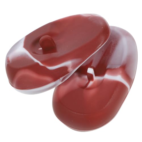 ADOCARN 1 Par orejeras para teñir el cabello spray de calor para el cabello peine desenredante estilizador impermeables Tapones para oídos de silicona cubierta de oreja de tinte de cabello
