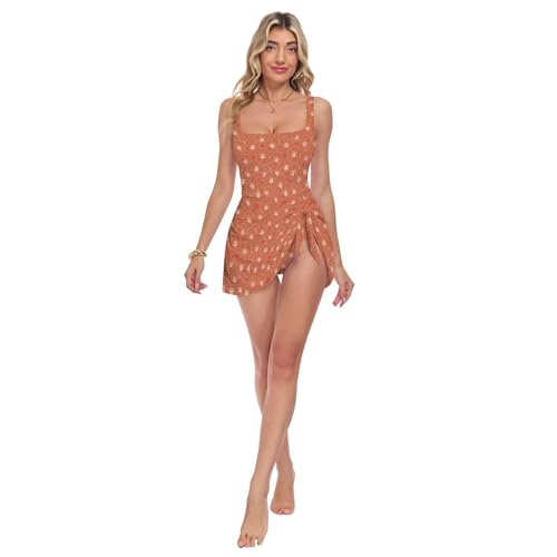Maillot de bain une pièce ajustable avec couverture complète pour femme