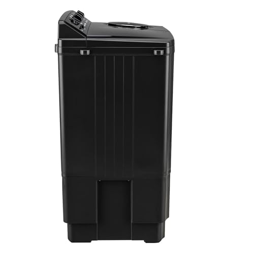 Image of LG 8.5Kg Semi Automatic Top Load Washing Machine, Roller Jet Pulsator + Soak,(P8535SLMZ, Full Black)