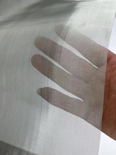 Image of 120 Mesh 304 Stainless Steel Mesh Roll, 0.08mm Ultra Fine Wire Screen 30x100cm, Rustproof Precision Filter Mesh for Kitchen Filtration, HVAC, Air Vent, Dust Separation & DIY Projects