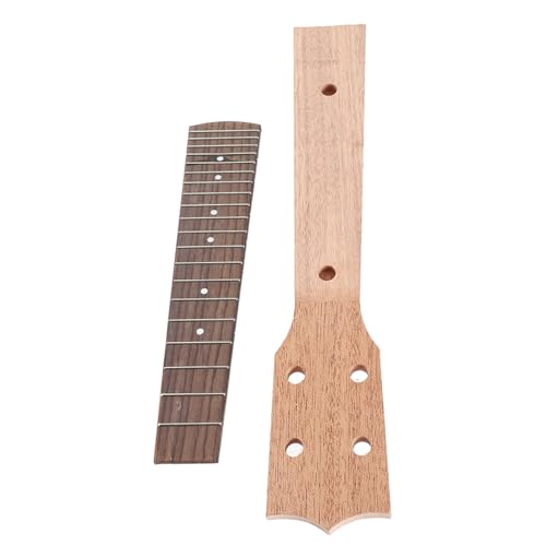 Ukulele Okoume Wood Neck Wood Rosewood Fingerboard for DIY Ukulele Instrument Accessories(23in),Playing Accessories