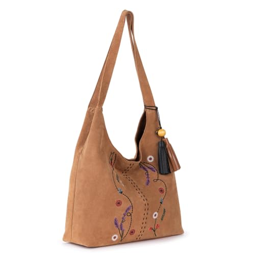 Image of The Sak Huntley Leather Hobo Bag - Large Double Strap Shoulder Purse