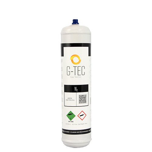 Bombola usa e getta monouso gas Azoto N2 Nitrogeno 0,95 lt perdita fuga tubi