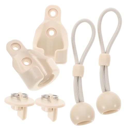 HOLIDYOYO Rv Awning Accessories Windproof Bungee Cords for Shades No Drill Brackets Blind Hardware 1 Set