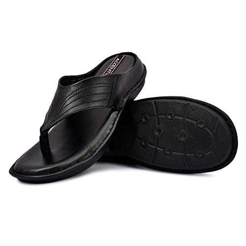 Men's Original Leather Cushioned Slipper | Thong Sandals for Men |