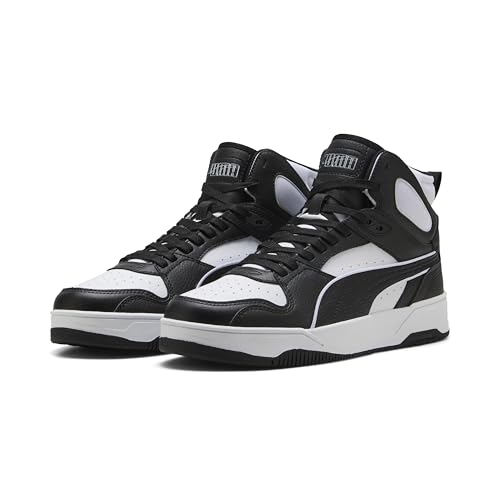 PUMA RBD Break MID Sneaker, unisex, bianco nero bianco, taglia