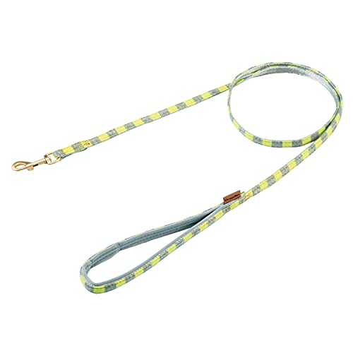 ドギーマン Doggy's Tailor ドッグリード(ひきひも) SS ニットスタイル ライトグリーン/グレー