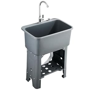 Mzqmk ER BEI Kunststoff Waschbecken 40x40x76.5cm