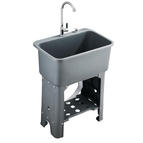 Mzqmk ER BEI Kunststoff Waschbecken 40x40x76.5cm