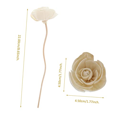 6 Varillas Difusoras de Rattan con Flores Secas para Aromaterapia miniatura 2