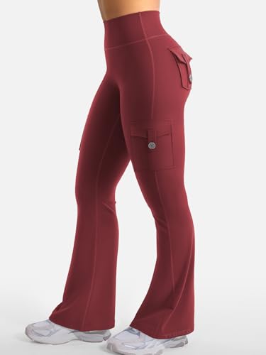 Image of YEOREO CoreFlex Women Workout Flare Leggings