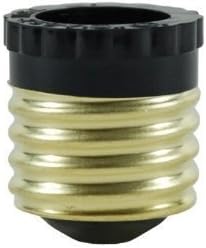 Medium To Candelabra Base Light Bulb Socket Adapter / E26 to E12 by DWW
