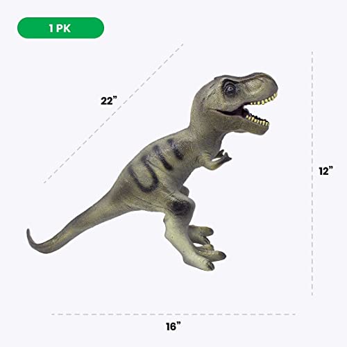 Boley Jumbo Monster 22" Soft Jurassic T-Rex Toy - Big Educational Dinosaur Action Figure, Designed For Rough Play - Dinosaur Party Toy, And Toddler Dinosaur Gift #TOP4