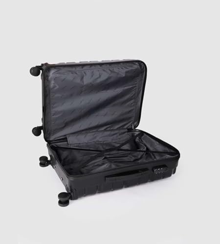 Image of Teakwood Leathers 65 CM 8 Wheels Trolley Bag, Hard Cabin Trolley, 360 Degree 8 Rotating Wheel (65 CM, Black)