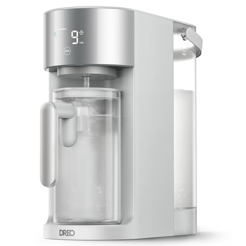 DREO Reverse Osmosis Water Filter Countertop, RO Filtration System, 3:1 Pure to Drain, TDS & Filter Life & Autofill Pitcher, Installation-Free, Self-Cleaning Water Purifier, RO Water Filter 112 3L