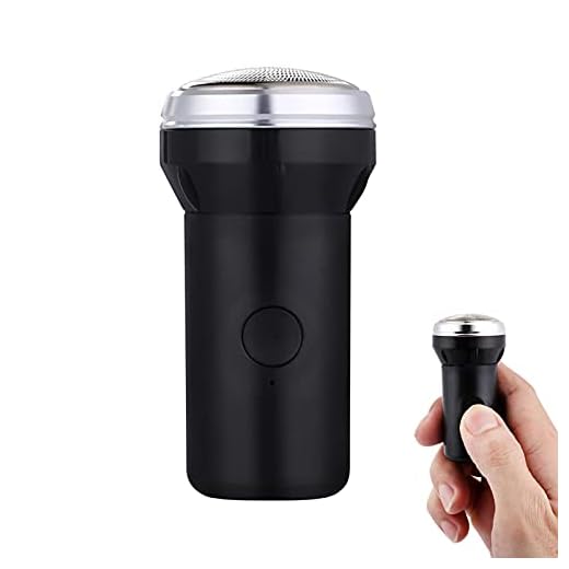 ERYUE Máquina de barbear,Barbeador masculino de viagem mini barbeador elétrico para homem barbeador de barba recarregável barbeador tamanho de bolso ultraleve
