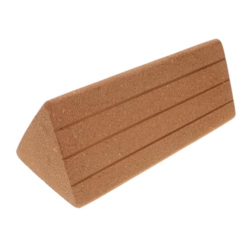 Outanaya Cork Yoga Block High Density Foam Fitness Brick for Beginners and Advanced Workouts Non Slip Support for Pilates Meditation and Stretching Activities