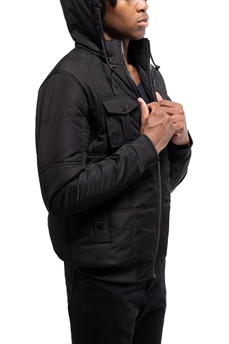 Image of X RAY Mens Puffer Jacket, Warm Parka Coat for Winter, Hooded Jacket for Men Cold Weather