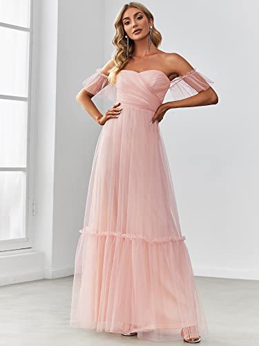 open lace back dress Austin Convertible Maxi Dress in Hot Pink| Pink Oversized Maxi Dress | Pink  Bridesmaid Dress main image 1