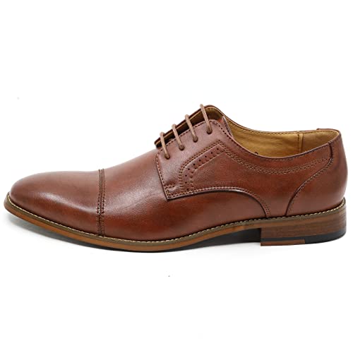 Metrocharm MC151 Men's Lace Up Cap Toe Oxford Shoes2