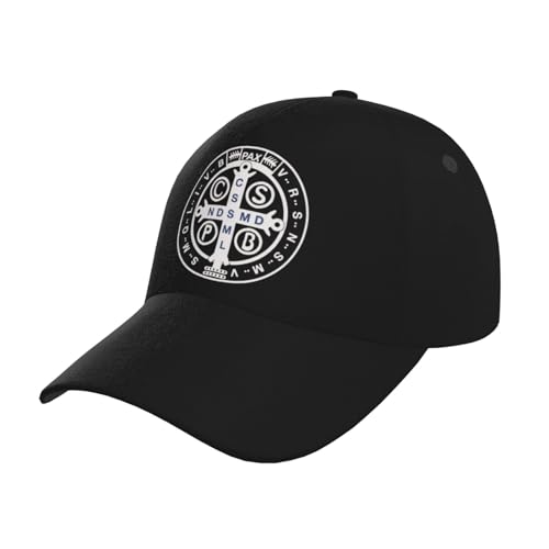 Saint Benedict Medal Baseball Hats for Men and Women - Classic Adjustable Hats