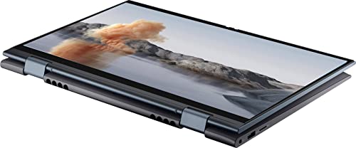 Image of DELL 2022 Inspiron 7415 2-in-1 Touchscreen Laptop, 14 inch Full HD, AMD Ryzen 5 5500U (6-core), 8GB RAM, 512GB PCIe SSD, HDMI, WiFi-6, Webcam, FP Reader, Backlit KB, Windows 11 Home, Blue