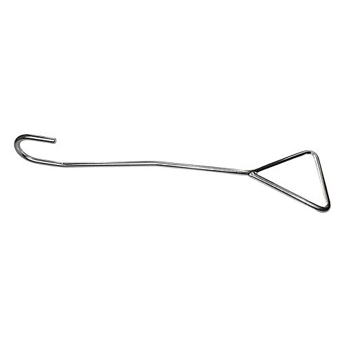 Edelstahl Schleusenhaken mit Triangel-Griff in Einer Länge von 53 cm